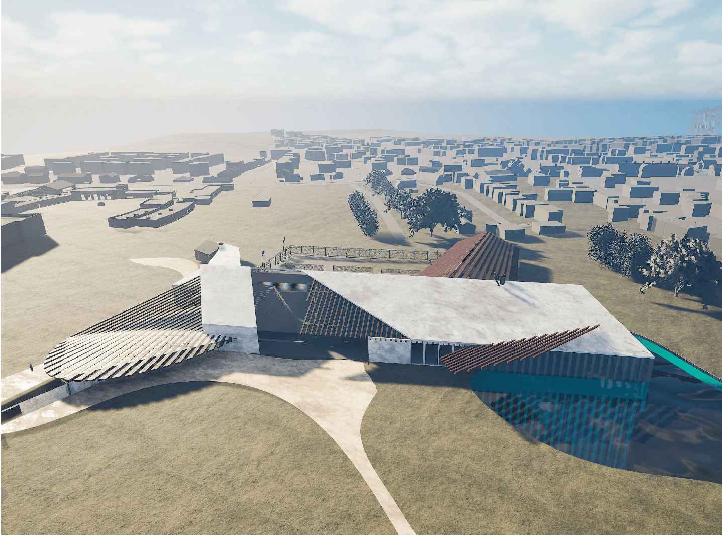 Futuristic Clubhouse